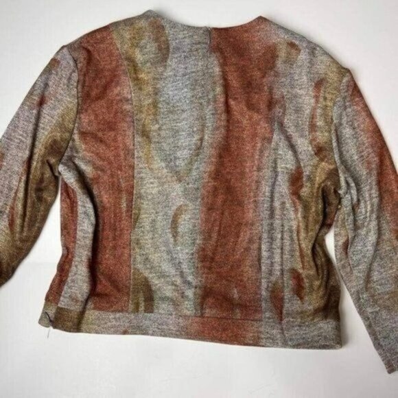 SARA & Co Bronze Rust Glitter Top Size 12 - Picture 4 of 7